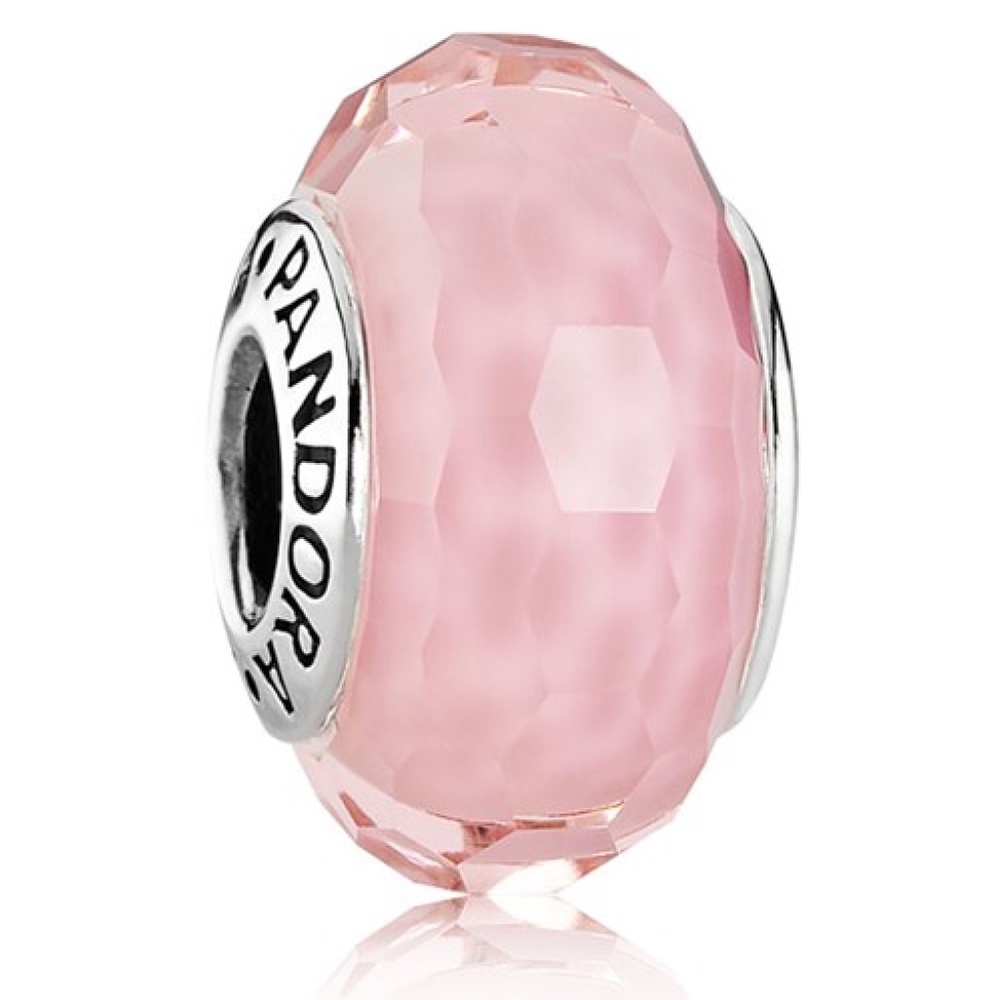 🎀RETIRED🎀Pink Fascinating Murano Charm